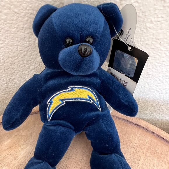 NWT- NFL - Chargers Bear - Plush - Retro - Collectors - Kids Toy - Picture 8 of 8
